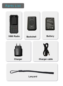 Anysecu 4G mới A960 2.4inch android8.1 2800mAh A960 1GB + 8GB Làm việc với realptt/zello A960 với GPS đài phát thanh - Product Image 6