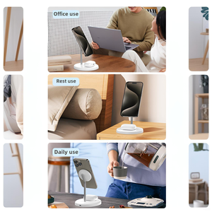 Fabrikanın yeni 2-in-1 kablosuz şarj cihazı Apple telefonları 2-in-1 uyumluluk için hızlı manyetik şarj - Product Image 3