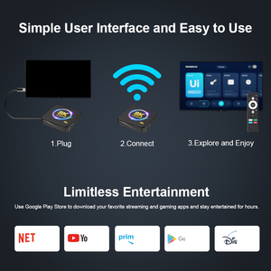 Topleo <span class=keywords><strong>Android</strong></span> 10.0 Allwinner 4Gb Băng Tần Kép Wifi Thông Minh 4K Envio Miễn Phí Hd18 <span class=keywords><strong>Android</strong></span> Tv Box Màu Đen - Product Image 5