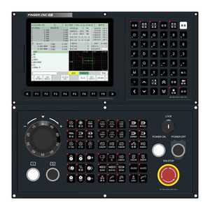 8-Zoll-6-Achsen-Drehmaschinensteuerung Kunden spezifischer Hmi-und Plc-Roboter-Zweikanal-Drehfräsverbund-CNC-Controller - Product Image 1