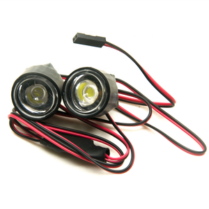 <strong>New</strong> 1W/3W 3D Printer Head LED Light Night Navigation Searchlight <strong>Bright</strong> Signal Headlight Flashing Lamp for 1/10 <strong>RC</strong> Mode Car - Product Image 1