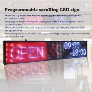 Programmable <strong>LED</strong> Sign P10 Indoor <strong>LED</strong> <strong>Display</strong> Full Color Message Board High Resolution <strong>LED</strong> Scrolling <strong>Display</strong> for Advertising