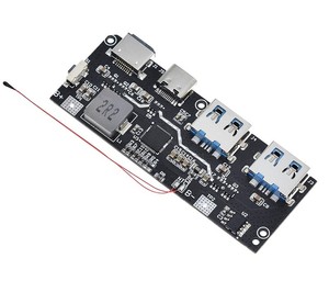 QC4.0 QC3.0 LED çift USB 5V 22.5 18650 W mikro/tip-c USB mobil güç banka şarj modülü sıcaklık/devre koruması - Product Image 1