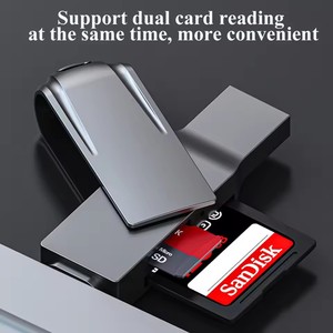 Sd卡读卡器USB 3.0卡集线器适配器5Gbps多功能c 5合1 TF高速读卡器手机摄像头 - Product Image 5