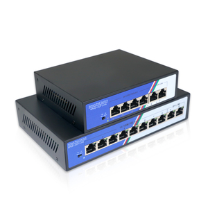 高性能4ポートPOEアンマネージドCCTVネットワークスイッチ中国国内で使用されるLAN100mbpsIPネットワーク用6ポートイーサネットスイッチ - Product Image 2