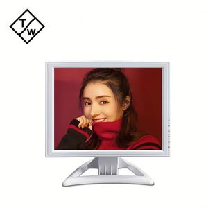 15 Inch Black White <strong>LCD</strong> Desktop <strong>Monitor</strong> HD <strong>VGA</strong> <strong>Input</strong> 1024*768 Resolution Business Series <strong>Computer</strong> Replacement 4:3 Aspect Speaker