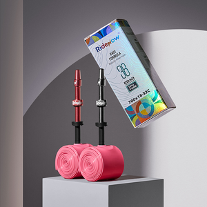 Ridenow ท่อ700C จักรยานเสือผู้หญิง, ท่อยาง TPU ยาว45/68/85มม. ท่อภายในพร้อมวาล์วโลหะผสมสำหรับการใช้ BMX - Product Image 2