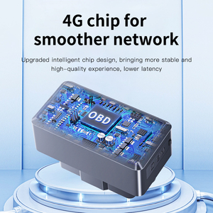 智能车辆4G OBD汽车探测器全球定位系统跟踪系统易于安装，用于车队管理防盗4g全球定位系统跟踪器 - Product Image 6