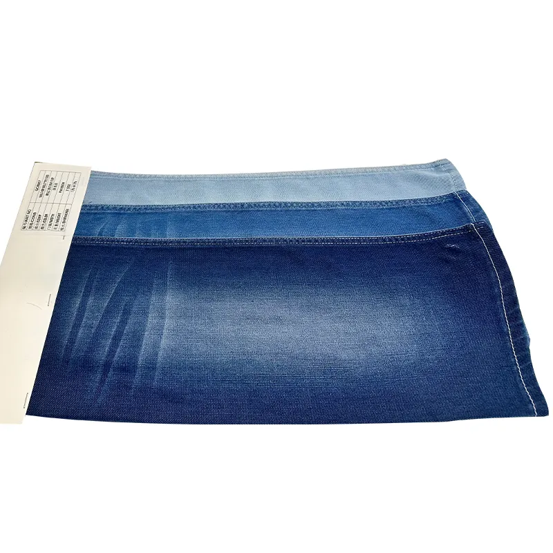 Tissus de twills bleu de chine bon prix LC16S * TR14S tissus de denim lyocell pour vêtement