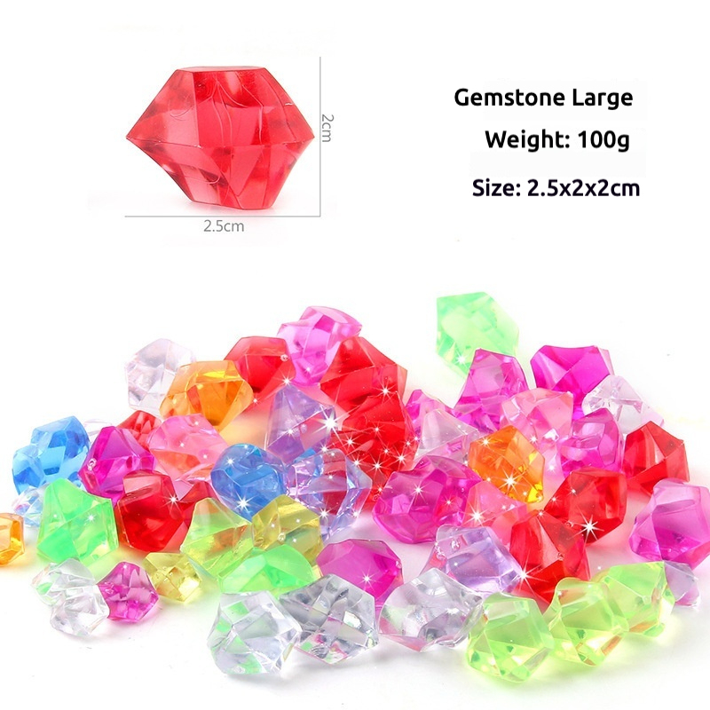 Grandes piedras preciosas 100PCs