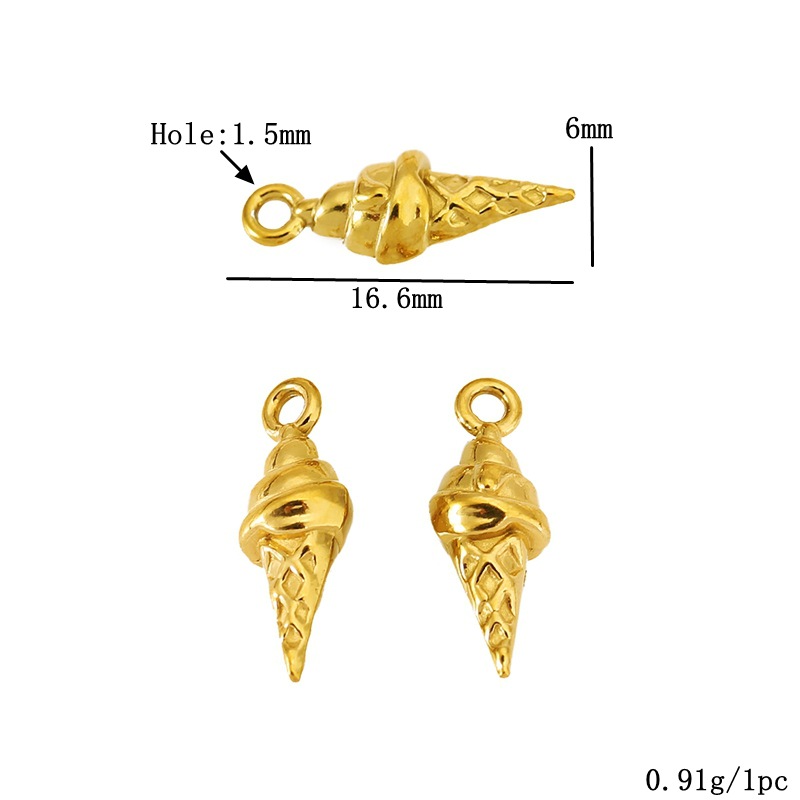 Cornet de glace doré 1538