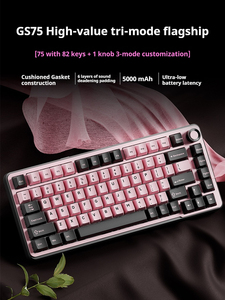 EWEADN GS75 75% cơ khí Ba chế độ chơi game Bàn phím 82 hot-swap USB/có dây 2.4 gam cho Bluetooth phím độ trễ thấp với đèn nền - Product Image 4