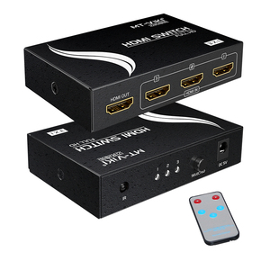 Interruptor HDMI 4K 30HZ, 2 en 1, MT-VIKI, 2x1, con Control remoto IR y adaptador de corriente - Product Image 4
