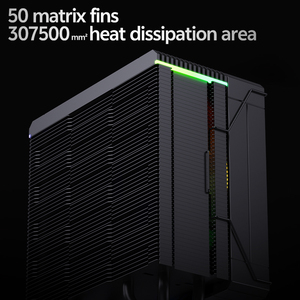 Dispositivo di raffreddamento per CPU ARGB Ultra-silenzioso pupazzo di neve con controllo della velocità PWM dei tubi di calore e confezione della scatola per costruzioni di gioco per PC ad alte prestazioni - Product Image 5