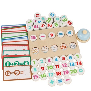 Juguete aritmético de aprendizaje educativo temprano de madera 2406, divertido Ajedrez para sumar y restar - Product Image 1