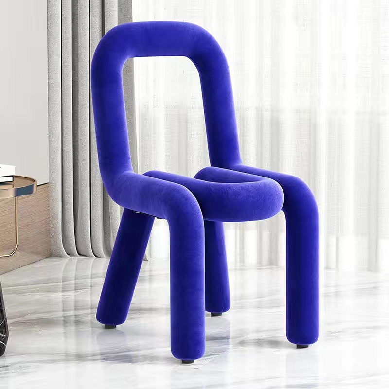 Backrest chair (blue)