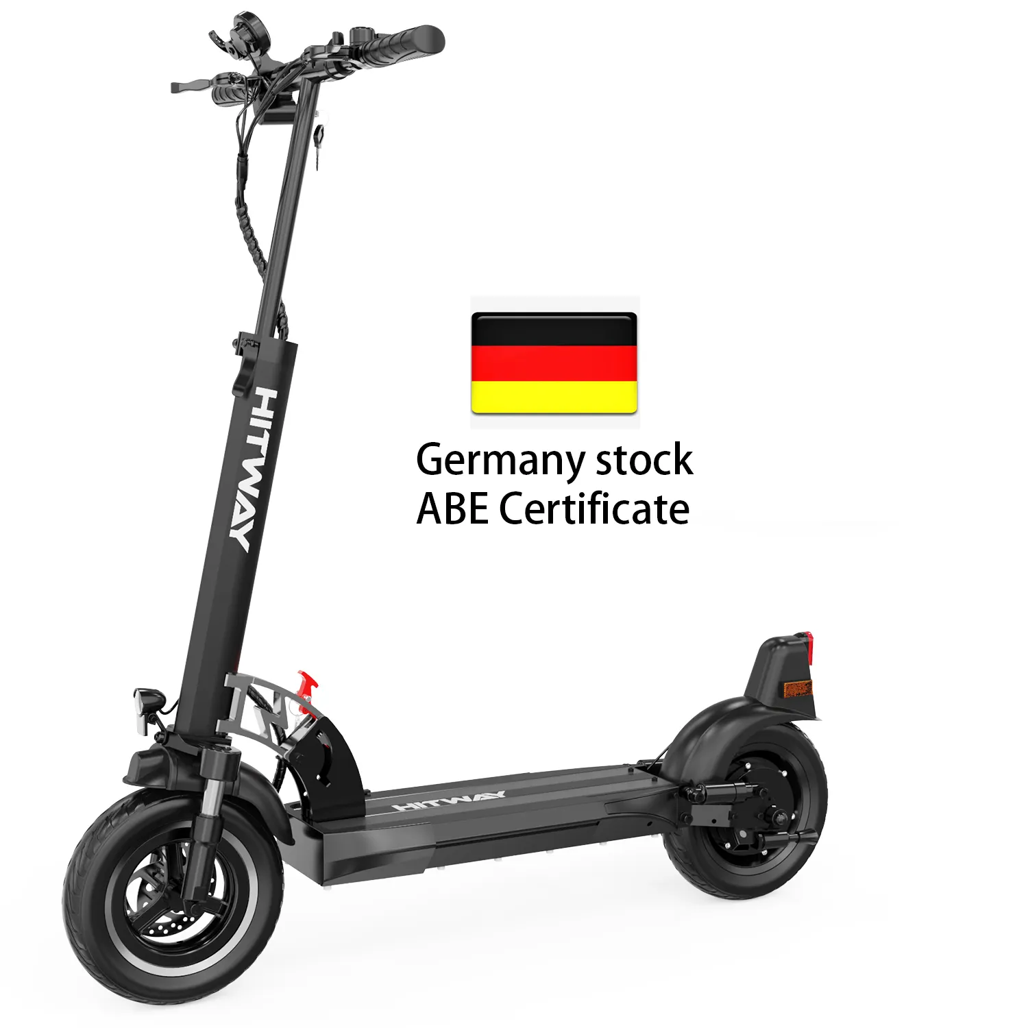 Patinete eléctrico para adultos, Scooter plegable de 10 pulgadas con batería de 48V, disponible en Alemania