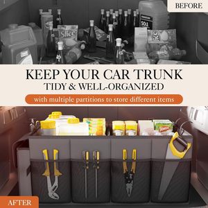 <strong>Free</strong> Sample Gap in Car Seats Storage Box for Car <strong>Trunks</strong> Large Capacity Food Organizer Storage Box for the Backseat - Product Image 6