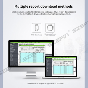 ZK xface100 hệ thống chấm công sinh trắc học Máy quét dấu vân tay Máy chấm công thời gian đồng hồ vân tay - Product Image 5