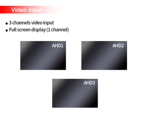 7 Inch Commercial Vehicles Digital Rear View Monitors 3CH AHD PAL NTSC Car Camera Video Signal <strong>Input</strong> 1024*600 IPS <strong>LCD</strong> BOE Screen - Product Image 5