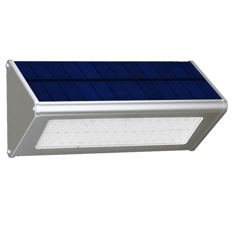 Sensore Radar Outdoor Solar Powered Luci Impermeabile 48Led 1000lm Lega di Alluminio lampada Solare per il Giardino, Percorso, deck, Cortile