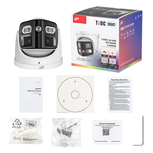 DH-IPC-PDW3849-A180-AS-PV güvenlik IP kamera yeni kamera telefon 2X4MP TIOC göz küresi Wizsense ağ kamerası ile bağlayın - Product Image 3