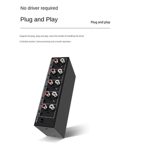 <strong>1</strong>-in-4 Analog Audio <strong>Splitter</strong> <strong>RCA</strong> L/R Aux Stereo Sound Audio Distributor 4-Port PC DVD Speaker <strong>Splitter</strong> for Consumer Electronics - Product Image 6