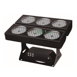 ไฟสปอตไลท์ตกแต่งกลางแจ้ง YY-SG0018 108W/216W/300W สปอตไลท์ควบคุมเพลง DMX512ตัวโคมไฟอลูมิเนียม - Product Image 2