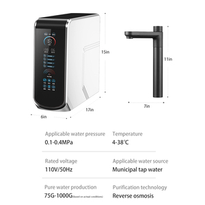 1000G TDS <strong>Display</strong> <strong>Reverse</strong> Osmosis <strong>System</strong> and Lifetime Reminder Water Filter <strong>System</strong> with Alkaline Filter - Product Image 6
