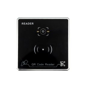 Lettore di codici QR intelligente controllo accessi IC lettore di schede MIF NFC sistema di lettore di schede di controllo accessi per porte Wiegand
