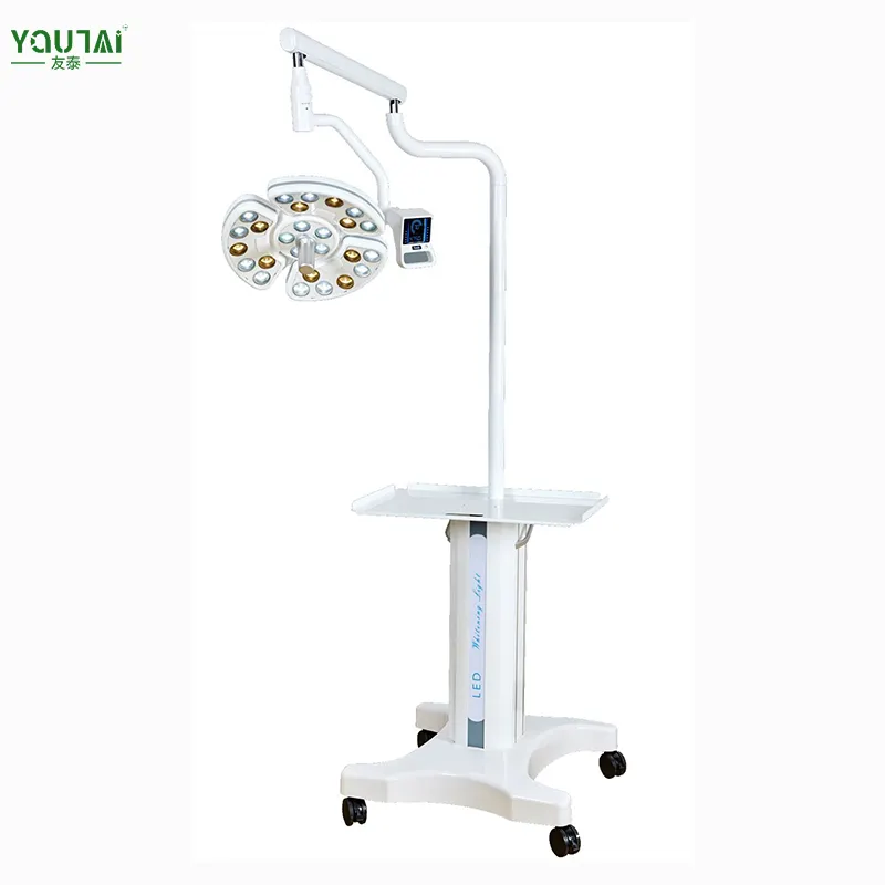 Lampe chirurgicale d'opération dentaire bon marché de haute qualité 26 ampoules lampe chirurgicale led mobile de luxe sans ombre
