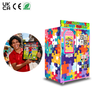 Sản xuất nhà máy OEM/ODM DIY ghép hình câu đố Máy bán hàng tự động SDK màn hình cảm ứng dựa trên đám mây quản lý đồng xu/thẻ tín dụng thanh toán - Product Image 1