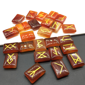 Luhn kehanet çin'de runes servet söylüyorum taş oyma yarı değerli taş el sanatları dekorasyon - Product Image 4