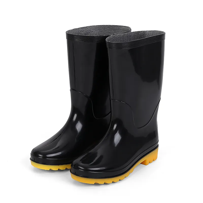 Botas de lluvia de goma para hombre, personalizadas, Pvc, bajo precio