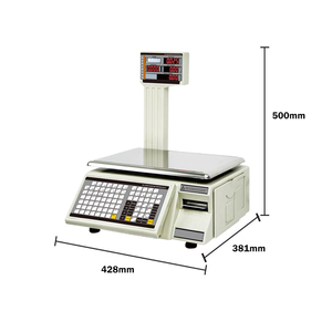 Functional Barcode Scale Label Printing Machine Supermarket Use Fruit Vegetable <strong>Stores</strong> Display Product Service Equipment - Product Image 6