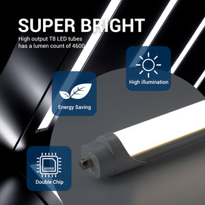 LED aydınlatma T8 8ft LED tüp 2.4M 36W FA8 ve R17D tabanı ile yüksek lümen yüksek verimlilik LED aydınlatma kapağı/sütlü - Product Image 3