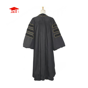 Özel amerikan lüks doktora Robe commengraduation mezuniyet Cap elbise üniversitesi kıyafetler zarif mezuniyet elbisesi örnek