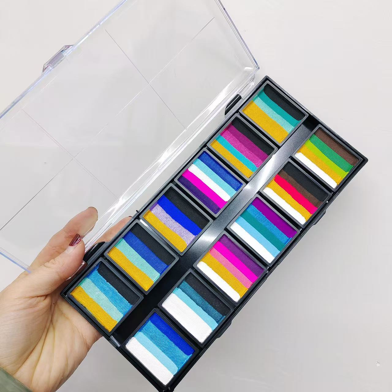 12-color split rainbow colors