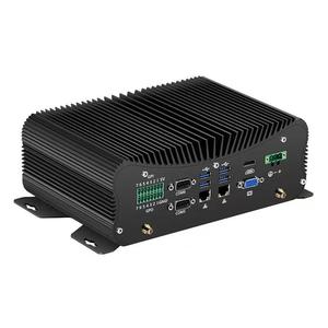 6comおよびGPIOを搭載した最新の11番目のI5/I7CPUファンレス産業用埋め込みボックスPC - Product Image 1