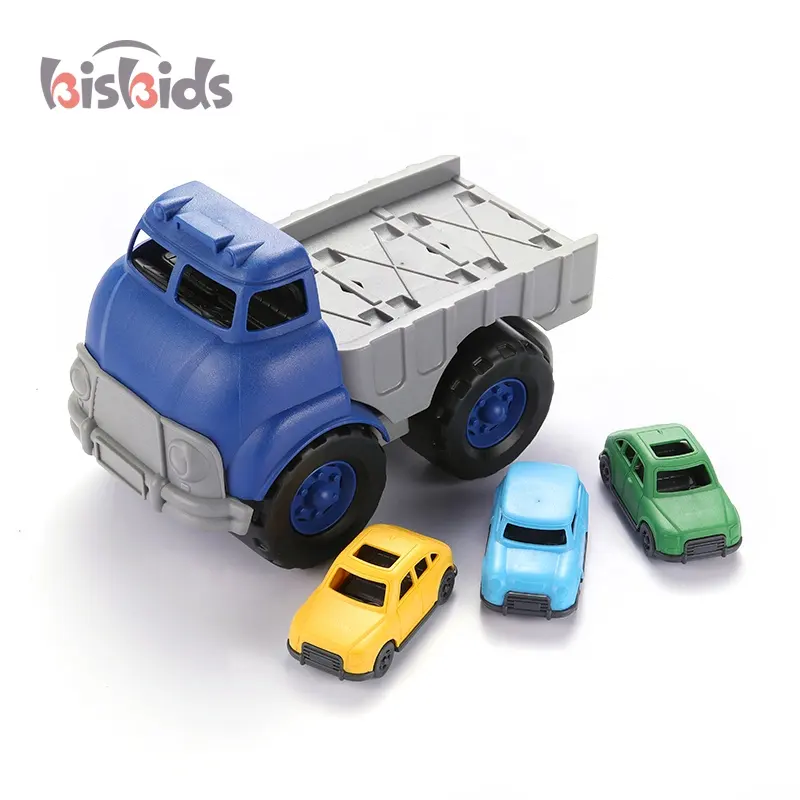 Транспортная модель грузовика «сделай сам», пластиковая игрушечная сборка с маленькими автомобилями