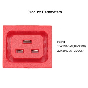 IEC 320 C19工业插座iec c19母电源连接器16A 250V插入型带PDU