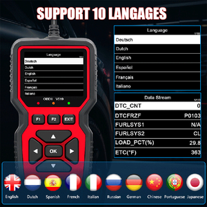 V519 Fahrzeug diagnose gerät mit ECU-Programmierung Dieselinjektor-Tester TPMS-Werkzeug für alle Autos Auto diagnose werkzeug