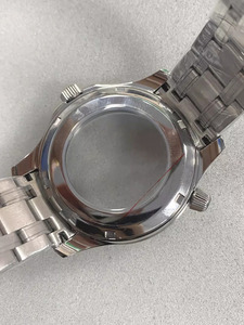 NH35 36 hareketi için uygun paslanmaz çelik kasa mineral/safir cam ayna 42mm + kayış seti - Product Image 6