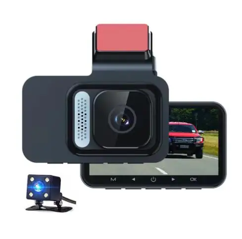 กล้องติดรถยนต์ DVR ติดรถยนต์1080P HD กล้องติดรถยนต์กล้องติดรถยนต์ด้านหน้าด้านหลัง