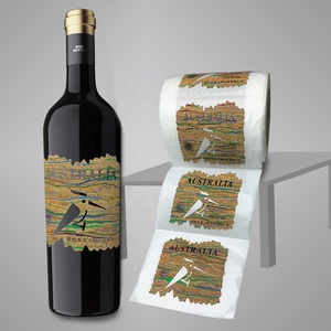 定制环保酒瓶标签、防水酒标、酒吧柜台高级酒标 - Product Image 6