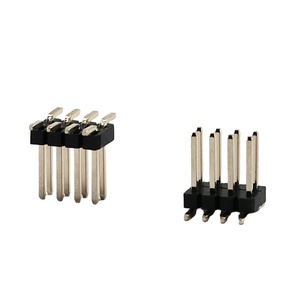 Connettore professionale a doppia fila ad angolo retto con intestazione Pin compatibile SMT componente elettronico connettore scheda PCB altri connettori