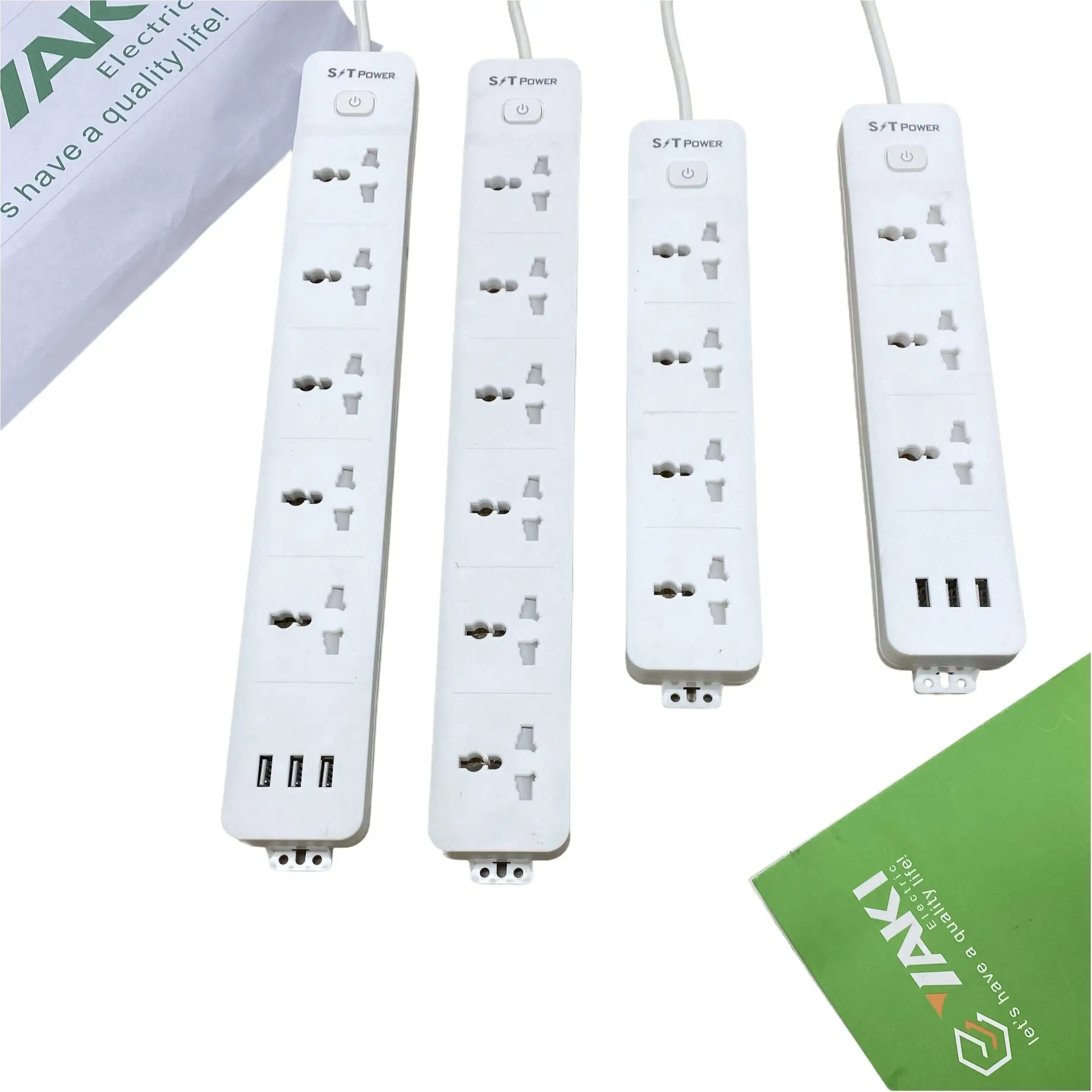 Power Strip Para bombillos N 26 hẹn giờ phổ Matte Đen Sạc máy ảnh đa cắm đèn fan hâm mộ giai đoạn Bìa LGA 1156 ổ cắm