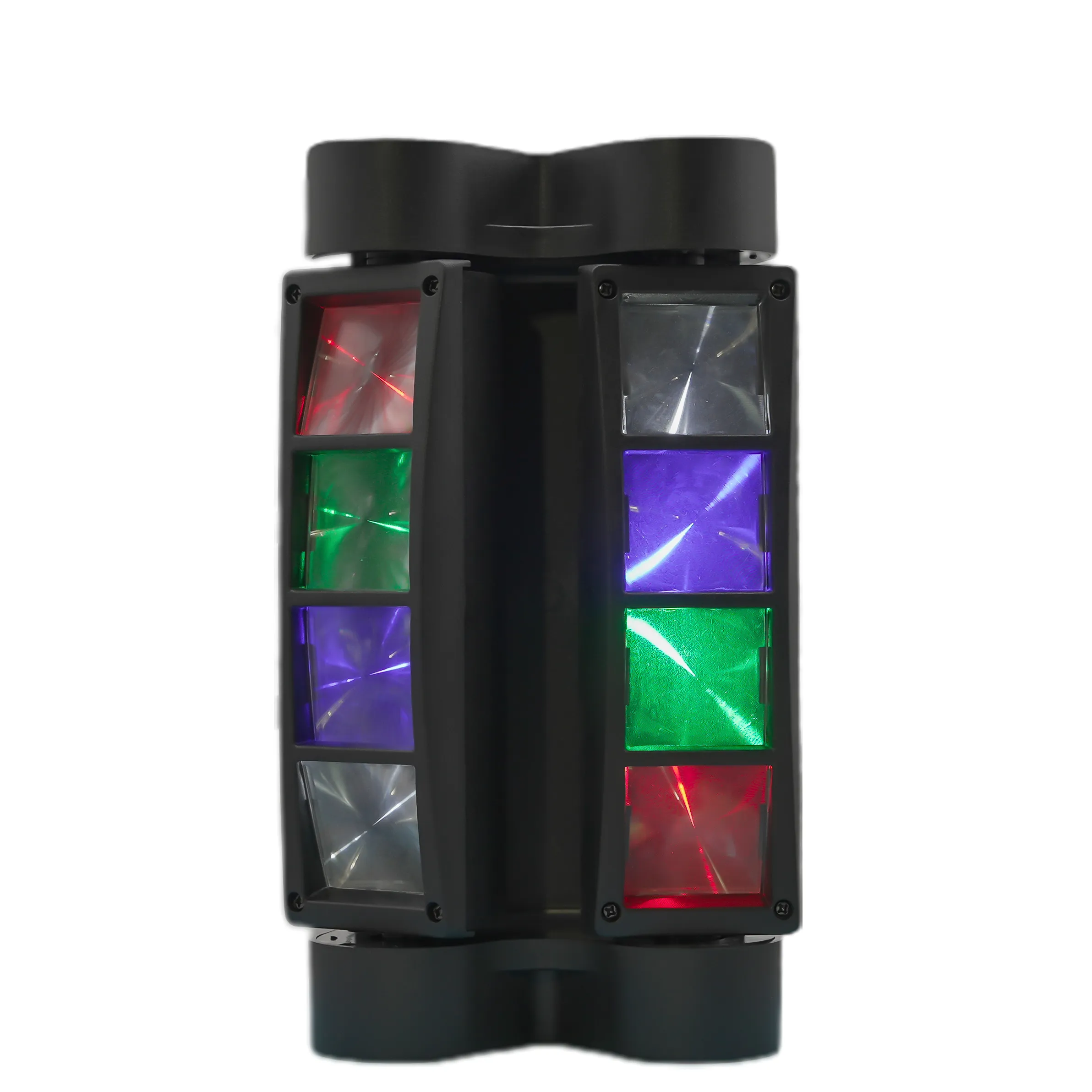 Sıcak satış DMX512 Mini örümcek işın lazer LED hareketli kafa sahne temizleme ışıkları disko parti