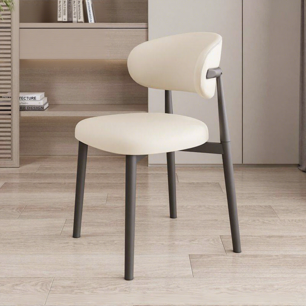 Cuscino beige tenue - struttura nera
