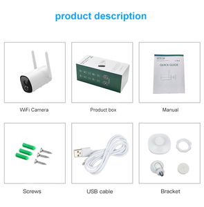 P2P Wireless 2MP Home Outdoor Built in Battery Powered Wireless WIFI <strong>Security</strong> TIP Tuya Ip <strong>Camera</strong> with Low Power Consumption - Product Image 4